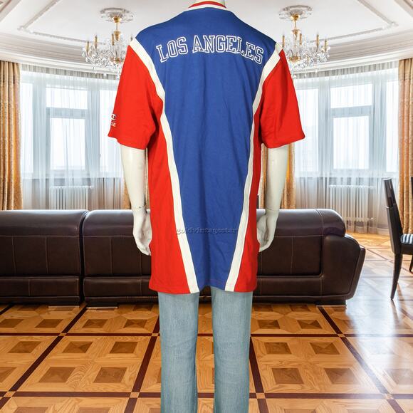 Vintage LA Clippers Champion Warm-Up Shooting Shirt Tee XXL - Picture 5 of 11